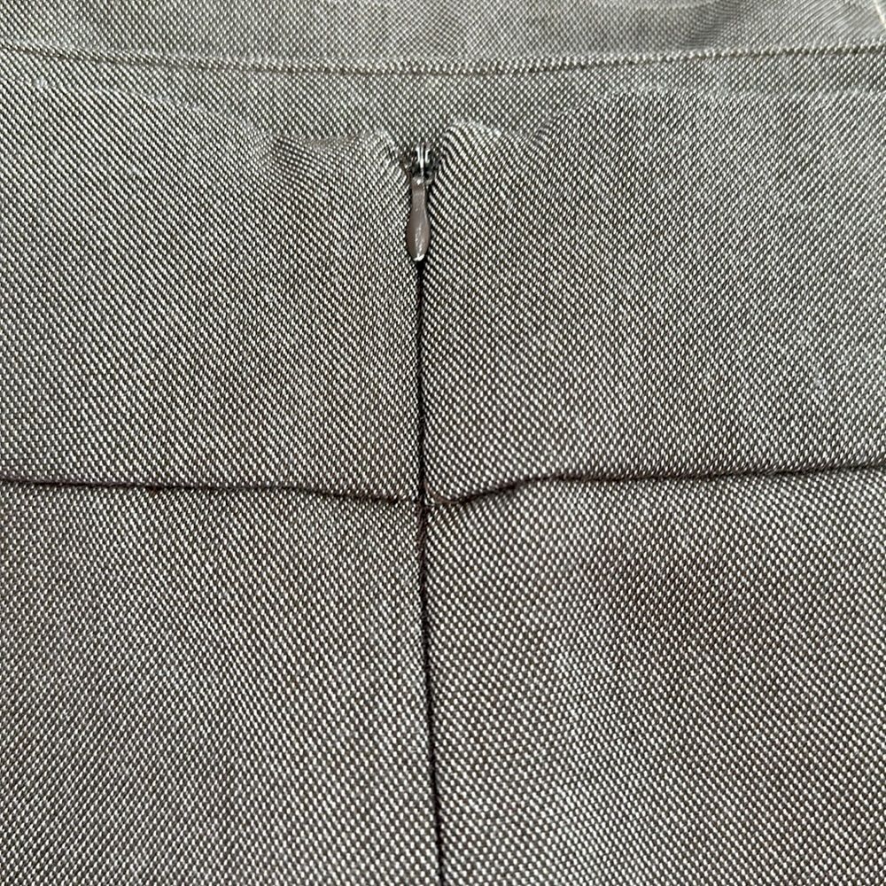 XOXO Brown Pencil Skirt Knee-Length Back Slit Sz 0 HIGT WAIST - Picture 8 of 11